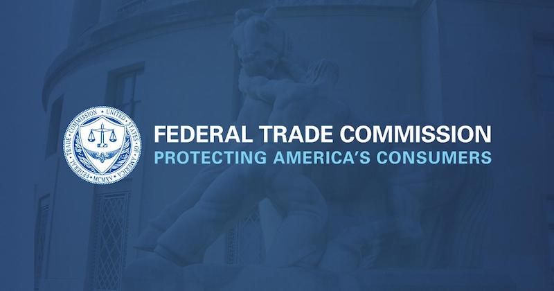 Federal Trade Commssion.  Protecting America's Consumes.  On the left, the FTC logo.